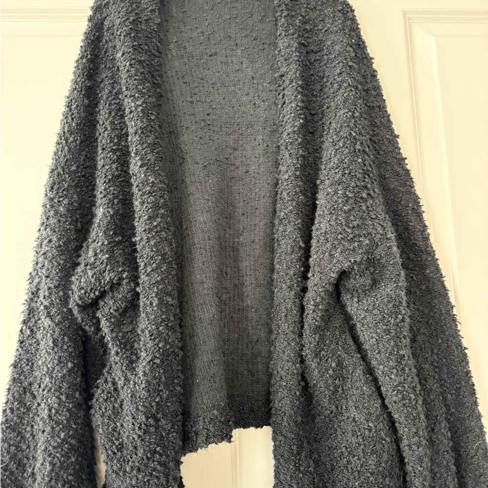 Wild Fable Black Textured Sweater